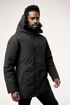 Chamarras Canada Goose Hombre México - Chateau Abrigos Black Label Negros KF8304956